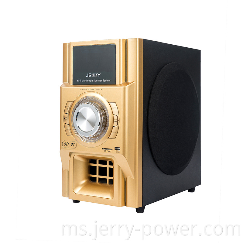 Sistem Bunyi Jerry Power 3.1 Speaker dengan Penguat Kuasa Input Optik Profesional
